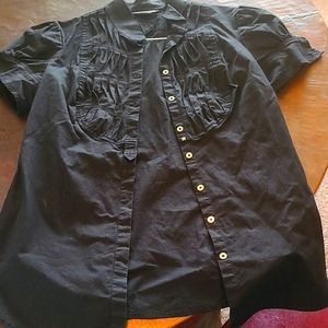 Armani Exchange pleated top